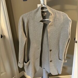 J CREW cardigan Blazer grey Size Small